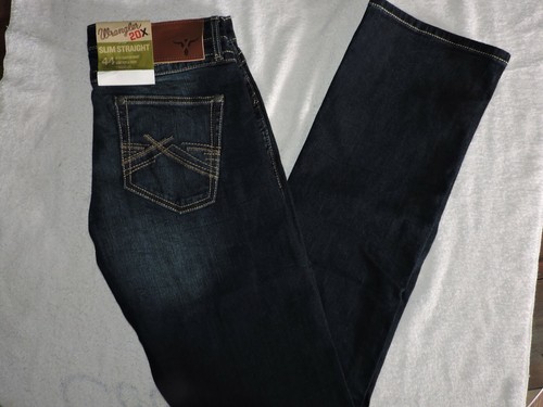 NWT Wrangler 20X Men's Slim Straight 44 