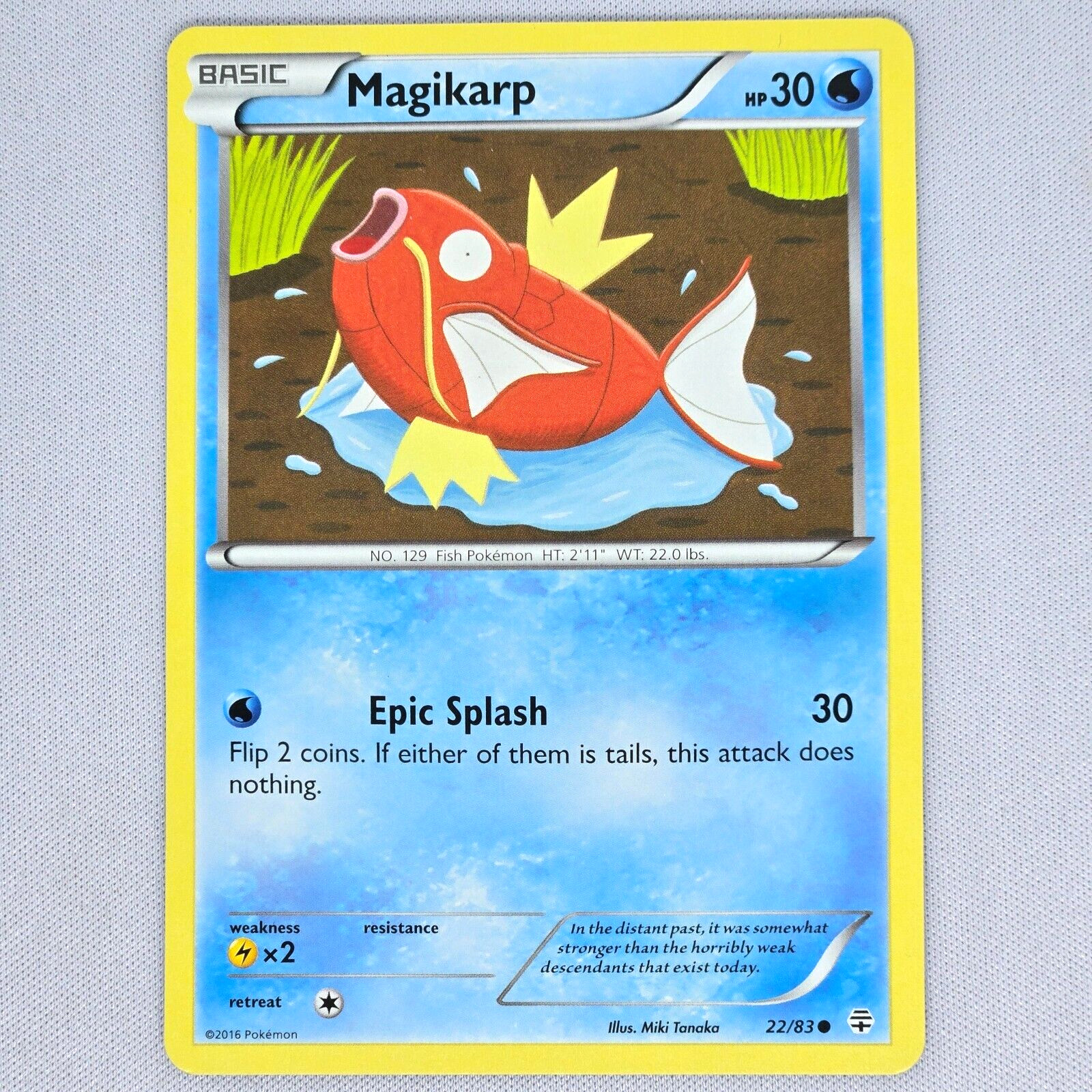 Magikarp 22/83 Generations Regular Common Pokemon Card TCG English LP