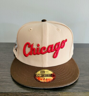 3/4 Chicago White Sox New Era Fitted Hat 95 North Boutique Not
