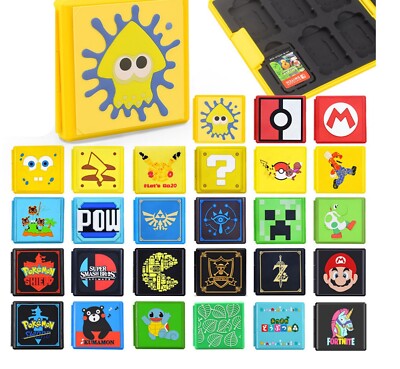 Nintend Switch Game Card Case 3D Pattern Protective Cover 