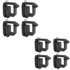 8 Truck Rack Shell Clamps Powder Coated Mounting Clamps For Truck Caps