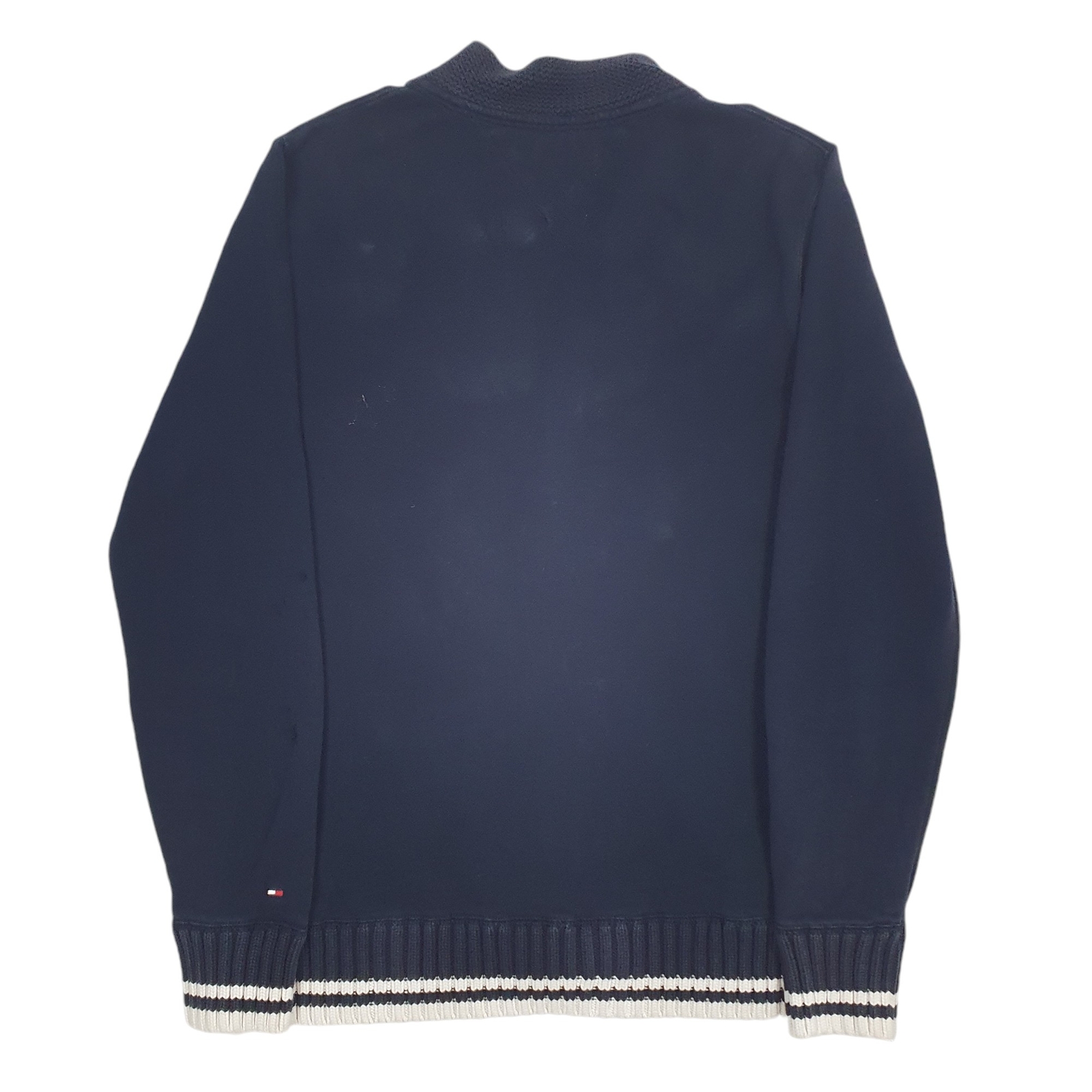 TOMMY HILFIGER Cardigan Knit Vintage Fit Jumper Sweatshirt Mens L image 3