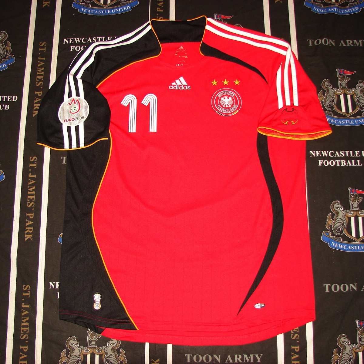 Germany Away Football Shirt Jersey 2006 2008 Miroslav Klose Adidas