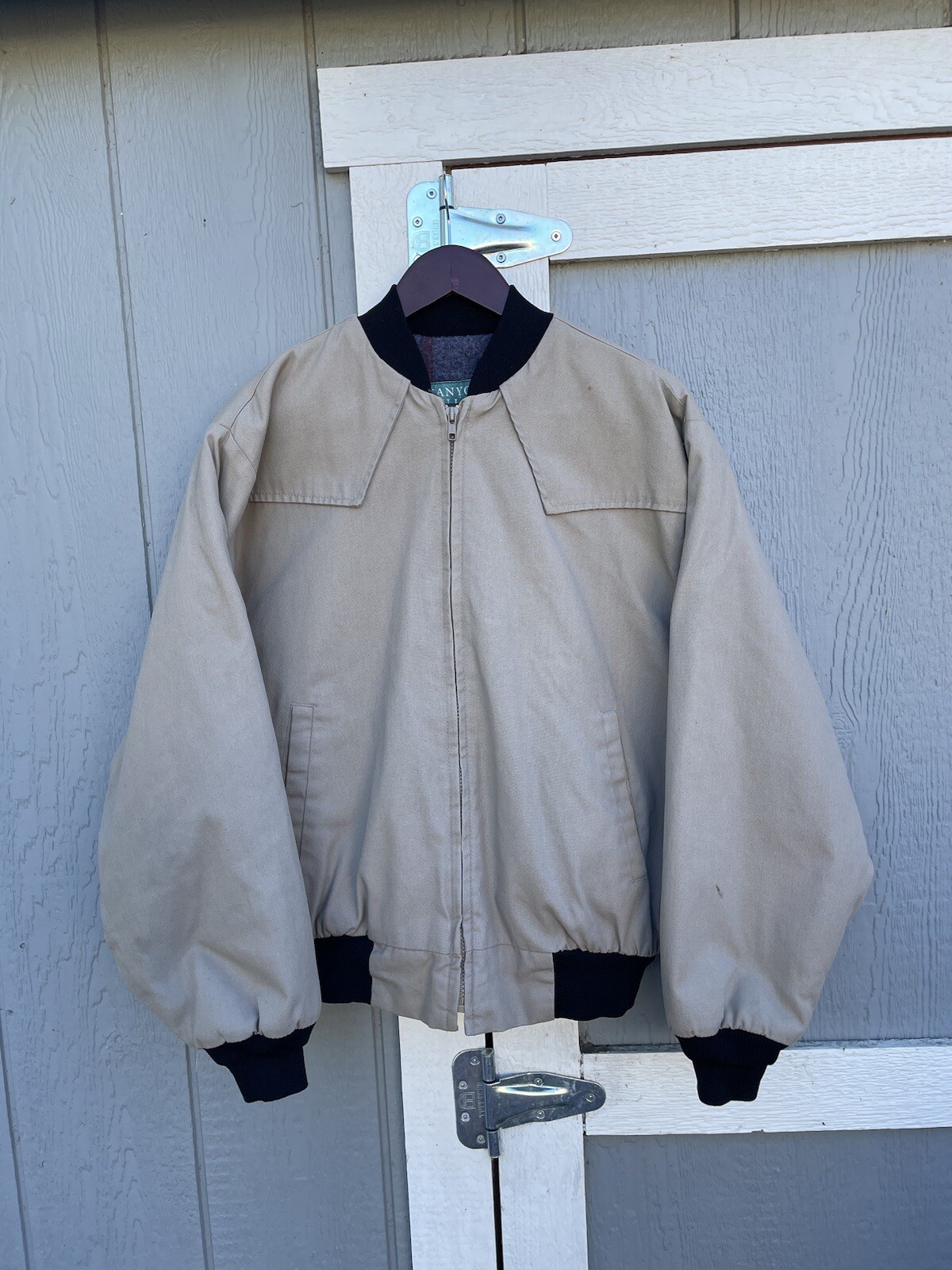 Vintage 90s Canyon Guide Lined Work Jacket Two Tone Brown  