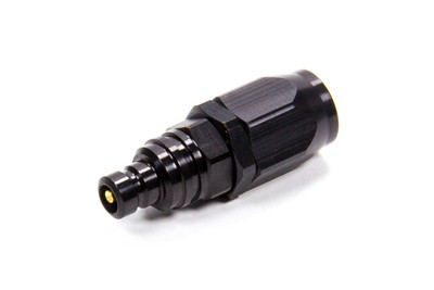 Jiffy-Tite Motorsports Q/R #6 Str Hose End Plug Valved Black