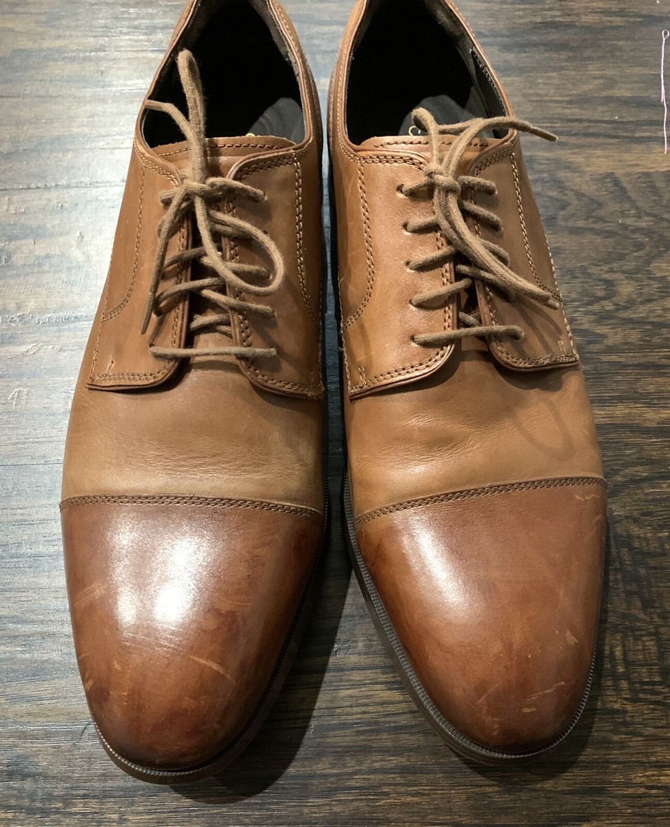 Cole Hann Grand.OS Lace Up Brown Leather Shoes Sz 11 | eBay display picture 1