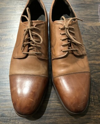 Cole Haan Grand OS Lace-Up Leather Dress Shoes Brown Men\'s 10M C30692 Cole Haan Grand OS Men Dress Shoe 13M Brown Leather Oxford  main image 4