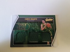 Chris Duarte 2022 Absolute Draft Picks Triple Jersey Patch TOTT-34 Oregon