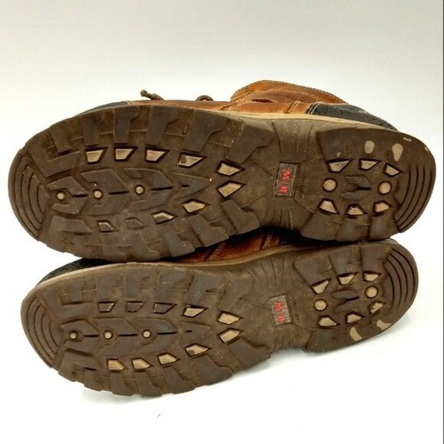 RED WING Men's Steel Toe Lace Up Brown Leather Work Boots 11 EE ASTM F2413-11 - Picture 11 of 12