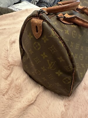 Louis Vuitton Speedy Duffle 35 Brown Canvas Monogram for sale