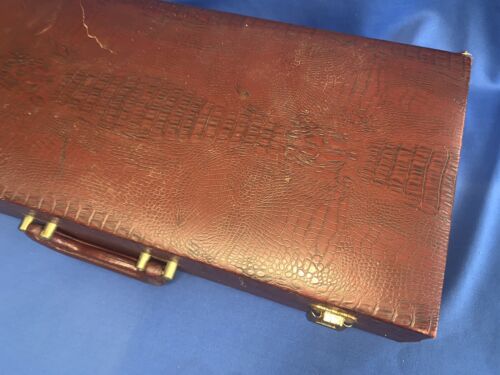 VTG MAH JONGG 161 TILES 5 RACKS ORG. CASE DIRECTION/HINT BOOK LEAGUE BOOKS - Picture 16 of 17
