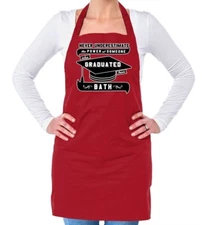 Bath Graduate - Unisex Adult Apron - Graduation Student Uni University Grad