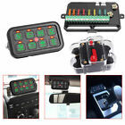 <!--F#f_0-->8 Gang ON-OFF Switch Panel Circuit Control Box Car Marine Boat LED Light Bar 12V<!--F/-->