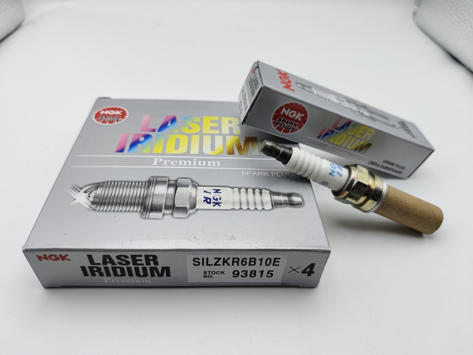 4P For ngk 93815 Laser Iridium Spark Plug for SILZKR6B10E ZXU20HCR8 5354