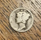 1920 D Mercury Dime Circulated - Free Shipping