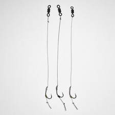 Method Feeder Carp Rigs - 10 Pack, Sizes 4, 6 or 8, Barbless & Micro Barbed