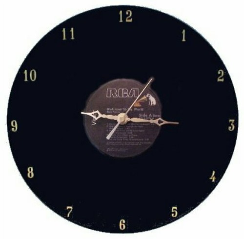 Elvis Presley - Orologio da parete LP in vinile di (album compilation) Rock Clock - Foto 14 di 15