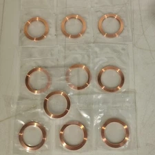 OFHC Copper Gasket CF 2.75" DN35CF Conflat Flange CF35 UHV Vacuum - Pack of 10