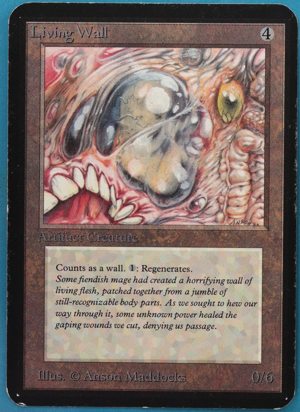 Living Wall Alpha HEAVILY PLD Artifact Uncommon MAGIC CARD (ID# 456196) ABUGames