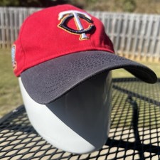 Minnesota Twins New Era 9Twenty Hat Red 60 Seasons Strapback Adjustable One Size