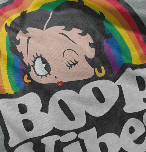 Betty Boop Vibes Rainbow Wink Retro Cartoon Baby Girls Infant Romper Newborn - Picture 4 of 5