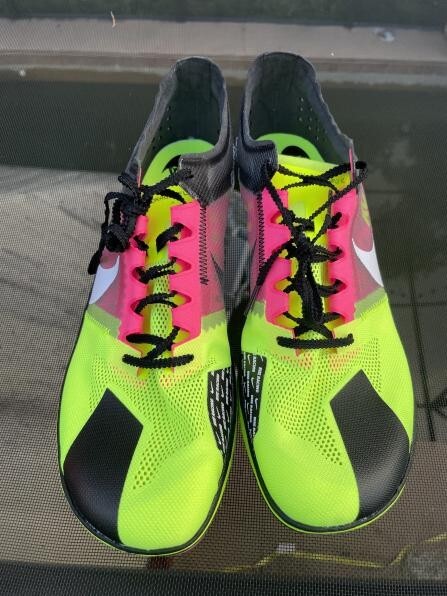 New Nike ZoomX Dragonfly XC Spike Volt Black Hyper Pink Size 15