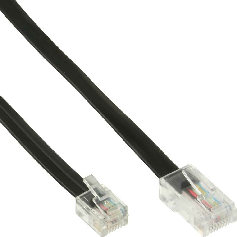 INL Cavo Modulare telefonico, RJ45 8P/6C maschio a RJ12 6P/6C maschio 6m