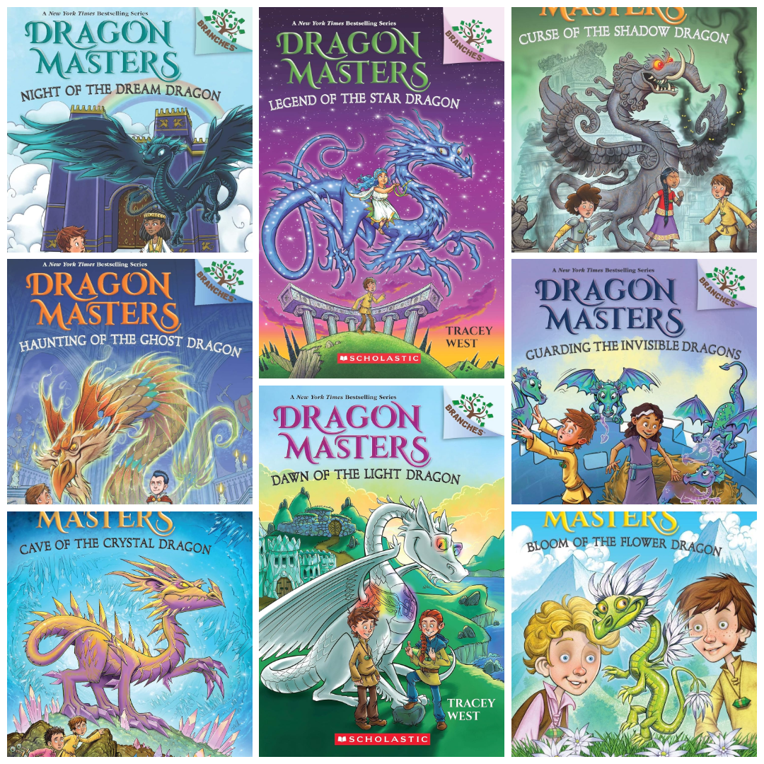 Dragon Masters 8 book Series Set Collection Books 21-28 by Tracey