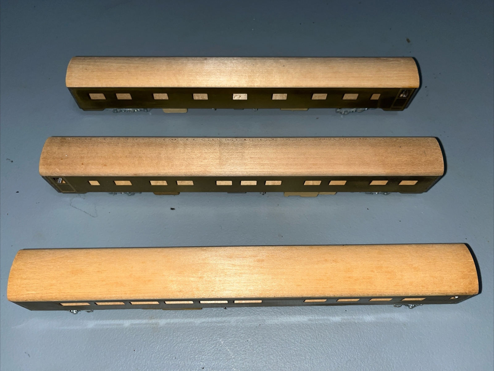 Ho Scale Brass Passenger Car Set Of 3 No Box eBay