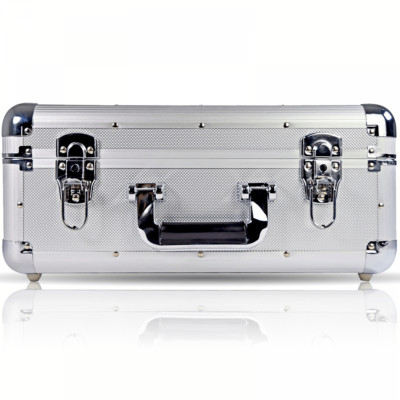 Silver Euro Style CD Case Holds 96 Standard Jewel Case CDs Storage ...