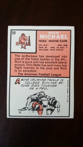 1966 Topps football cards #1 to #65, complete your set - Picture 187 of 203