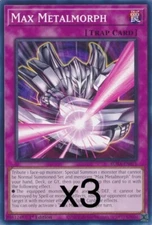 3X Yugioh Max Metalmorph ROTA-EN071 Common 1st Edition NM