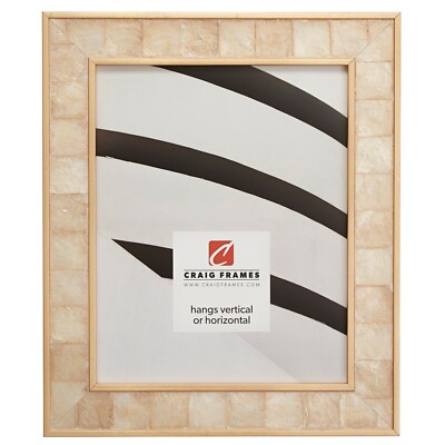 Craig Frames Opulence, 1.625'' Gold Mother of Pearl Picture Frame Poster Frame
