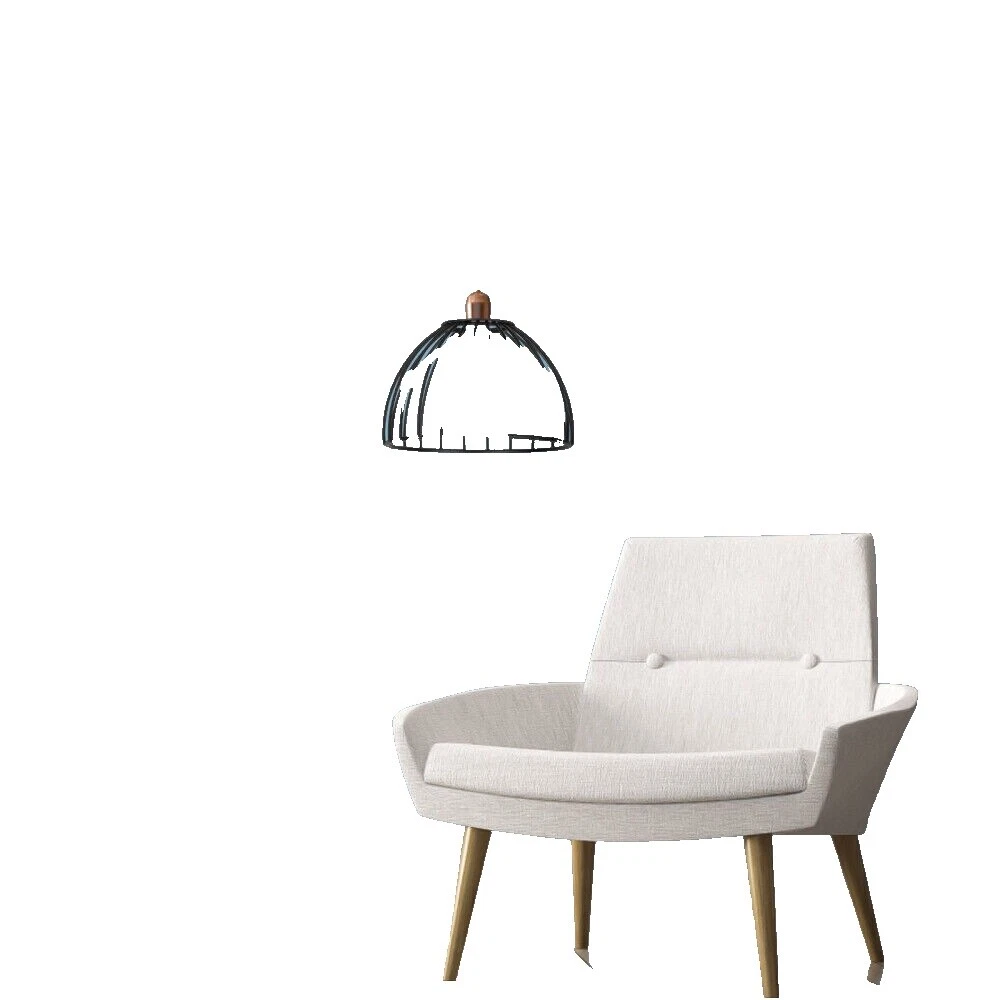 Lámpara Moderna de Metal Tonos