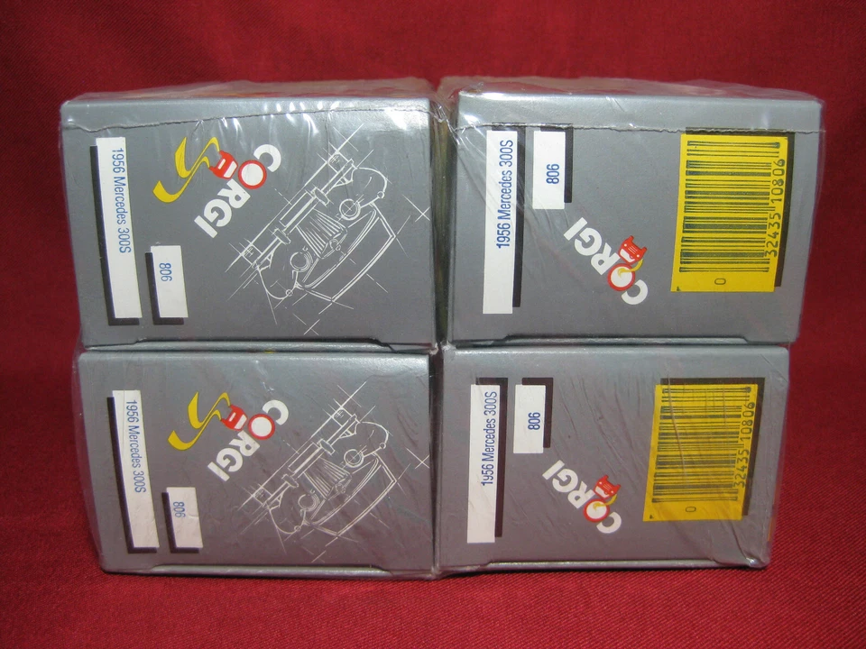 Corgi FACTORY TRADE PACK x4 1956 Mercedes Benz 300S Vintage MIB 1:43 Scale 806 - Image 3 of 4