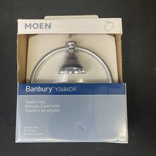 MOEN Banbury Towel Ring in Chrome