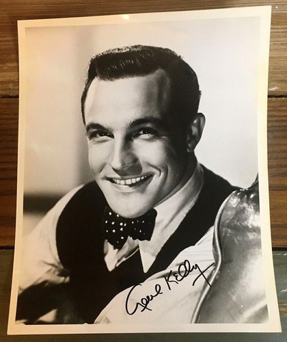 Gene Kelly Signed 8X10 Glossy Photo Movie Actor Dancer Bowtie No COA | eBay