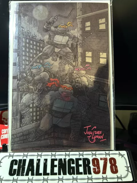 TMNT #1 Josh Lyman SIGNED FOIL VIRGIN Megacon Exclusive w/ COA