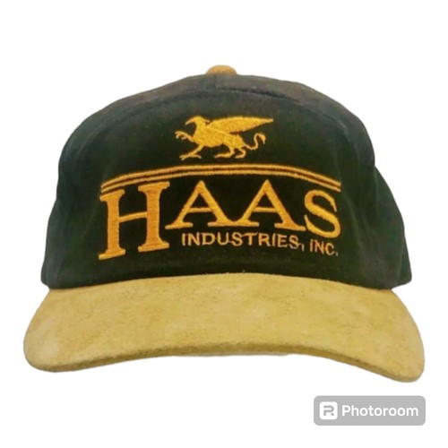 vintage Haas Industries Adjustable Hat Suede Like Material