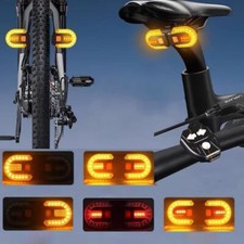 NEU Fahrrad Rücklicht Blinker Fernbedienung Warnung 5 Modes 