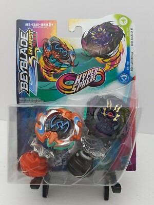 Beyblade Burst Rise Hypersphere 2 Pack Dusk Balkesh B5 and Right Artemis A5 NIP