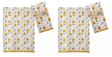 Set of 2 Honey Bees, Hives Cotton Kitchen Tea Towel by CTW Home Collection
