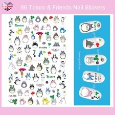 ?? TOTORO STUDIO GHIBL 86 3D Nail Art Stickers Decals Transfers Kawaii UK ??