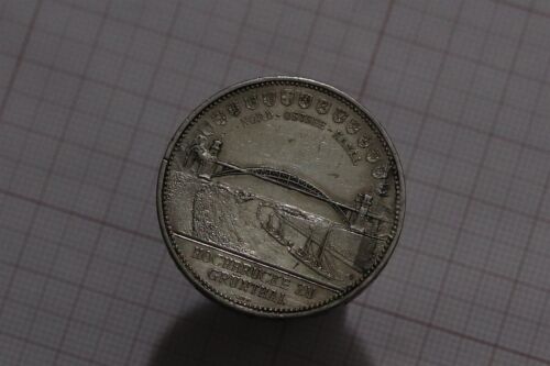 🧭 🇩🇪 DEUTSCHLAND SELTENE 1895 MEDAILLE NORDSEE KANALÖFFNUNG 34mm 18,3Gr SILBER B79 # - Bild 2 von 11