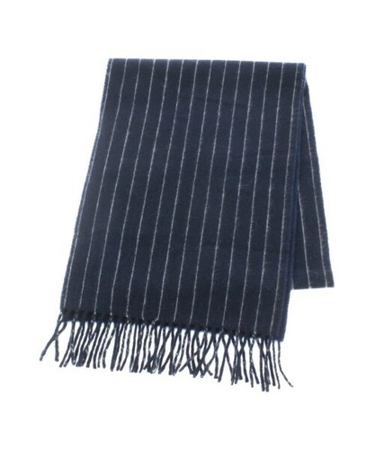 CO Scarves NavyxWhite(Stripe Pattern 