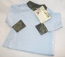 Mossy Oak Blue Camo Baby or Toddler Shirt, Boy Camouflage Long Sleeve