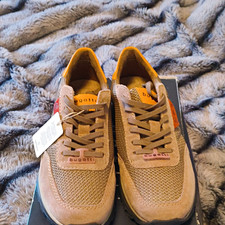 Bugatti Herren Sneaker Low Top Sand Soft Fit Schnürung EU 40