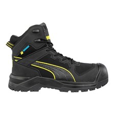 PUMA Safety Rock Hd 6 Inch Waterproof Composite Toe Work Mens Black 632705
