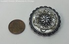 Vintage Western Germany Silver Tone Filigree Sweater Clip 10.8g — photo 2