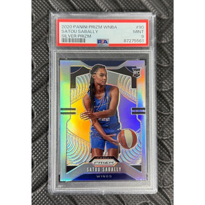 Satou Sabally 2020 WNBA Silver Prizm #90 RC Rookie Wings Pop 29 PSA 9 Mint PHX